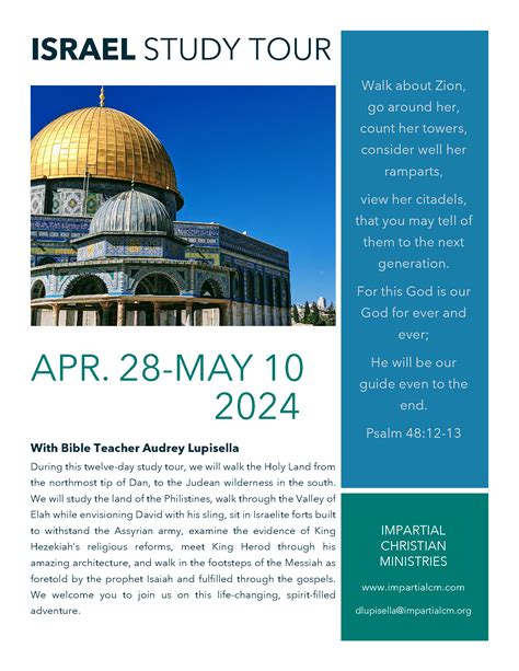 ccf alabang schedule 2024|Holy Land Tour 2024.
